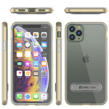 Load image into Gallery viewer, iPhone 11 Pro Max Case, PUNKcase [LUCID 3.0 Series] [Slim Fit] Armor Cover w/ Integrated Screen Protector [Gold] (Color in image: Black)
