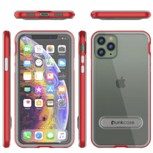 Load image into Gallery viewer, iPhone 11 Pro Max Case, PUNKcase [LUCID 3.0 Series] [Slim Fit] Armor Cover w/ Integrated Screen Protector [Red] (Color in image: Black)
