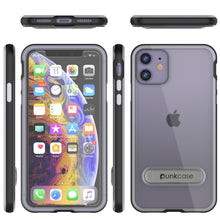 Load image into Gallery viewer, iPhone 12 Case, PUNKcase [LUCID 3.0 Series] [Slim Fit] Protective Cover w/ Integrated Screen Protector [Black] (Color in image: Grey)
