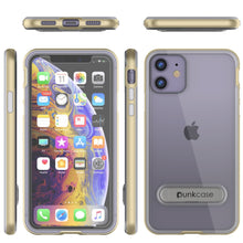 Load image into Gallery viewer, iPhone 12 Case, PUNKcase [LUCID 3.0 Series] [Slim Fit] Protective Cover w/ Integrated Screen Protector [Gold] (Color in image: Grey)
