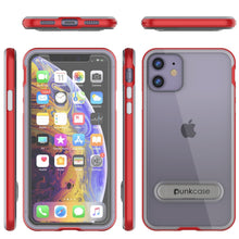 Charger l&#39;image dans la galerie, iPhone 12 Mini Case, PUNKcase [LUCID 3.0 Series] [Slim Fit] Protective Cover w/ Integrated Screen Protector [Red] (Color in image: Gold)
