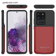 Load image into Gallery viewer, PunkJuice S20 Ultra Battery Case Red - Fast Charging Power Juice Bank with 6000mAh (Color in image: Red)
