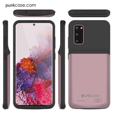 Load image into Gallery viewer, PunkJuice S20 Battery Case Rose - Fast Charging Power Juice Bank with 4800mAh (Color in image: Rose-Gold)
