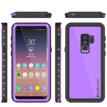 Charger l&#39;image dans la galerie, Galaxy S9 Plus Waterproof Case PunkCase StudStar Purple Thin 6.6ft Underwater IP68 Shock/Snow Proof (Color in image: white)
