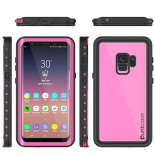 Charger l&#39;image dans la galerie, Galaxy S9 Waterproof Case PunkCase StudStar Pink Thin 6.6ft Underwater IP68 Shock/Snow Proof (Color in image: white)
