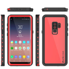 Charger l&#39;image dans la galerie, Galaxy S9 Plus Waterproof Case PunkCase StudStar Red Thin 6.6ft Underwater IP68 Shock/Snow Proof (Color in image: white)
