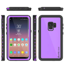 Charger l&#39;image dans la galerie, Galaxy S9 Waterproof Case PunkCase StudStar Purple Thin 6.6ft Underwater IP68 Shock/Snow Proof (Color in image: pink)
