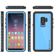 Charger l&#39;image dans la galerie, Galaxy S9 Plus Waterproof Case PunkCase StudStar Light Blue Thin 6.6ft Underwater IP68 ShockProof (Color in image: white)
