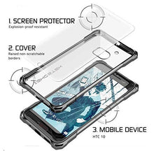 Load image into Gallery viewer, HTC 10 Case, Ghostek® Covert Dark Grey Series Premium Slim Hybrid | w/Screen Protector | Ultra Fit (Color in image: Gold)
