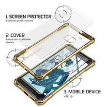 Load image into Gallery viewer, HTC 10 Case, Ghostek® Covert Gold Series Premium Slim Hybrid | w/Screen Protector | Ultra Fit (Color in image: Rose Pink)
