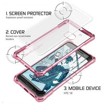 Load image into Gallery viewer, HTC 10 Case, Ghostek® Covert Pink Series Premium Slim Hybrid | w/Screen Protector | Ultra Fit (Color in image: Gold)
