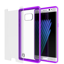 Load image into Gallery viewer, Note 7 Case Punkcase® LUCID 2.0 Purple Series w/ PUNK SHIELD Screen Protector | Ultra Fit (Color in image: light blue)
