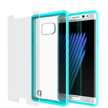 Load image into Gallery viewer, Note 7 Case Punkcase® LUCID 2.0 Teal Series w/ PUNK SHIELD Screen Protector | Ultra Fit (Color in image: light blue)
