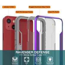 Load image into Gallery viewer, Punkcase iPhone 14 Plus Ravenger Étui de défense MAG Protecteur de qualité militaire à plusieurs couches [Arc-en-ciel]
