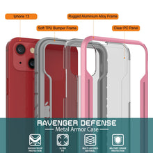 Charger l&#39;image dans la galerie, Punkcase iPhone 13 ravenger Case Protective Military Grade Multilayer Cover [Rose-Gold] 
