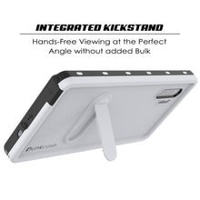 Charger l&#39;image dans la galerie, PunkCase Galaxy Note 10+ Plus Waterproof Case, [KickStud Series] Armor Cover [White] (Color in image: Teal)
