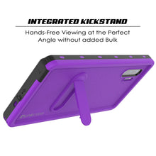 Load image into Gallery viewer, PunkCase Galaxy Note 10 Waterproof Case, [KickStud Series] Armor Cover [Purple] (Color in image: White)
