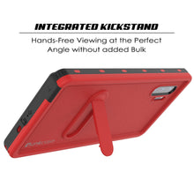 Load image into Gallery viewer, PunkCase Galaxy Note 10 Waterproof Case, [KickStud Series] Armor Cover [Red] (Color in image: Light Blue)
