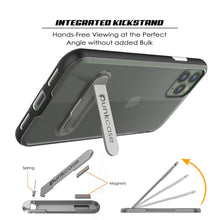 Charger l&#39;image dans la galerie, iPhone 12 Pro Case, PUNKcase [LUCID 3.0 Series] [Slim Fit] Protective Cover w/ Integrated Screen Protector [Black] (Color in image: Red)
