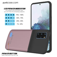 Charger l&#39;image dans la galerie, PunkJuice S20+ Plus Battery Case Rose - Fast Charging Power Juice Bank with 6000mAh (Color in image: Gold)
