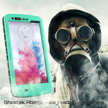Charger l&#39;image dans la galerie, LG G3 Waterproof Case, Ghostek Atomic Teal W/ Attached Screen Protector  Slim Fitted  LG G3 (Color in image: pink)
