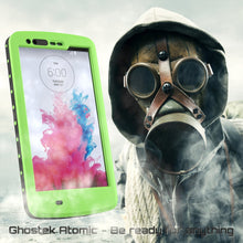 Load image into Gallery viewer, LG G3 Waterproof Case, Ghostek Atomic Green W/ Attached Screen Protector Slim Fitted (Color in image: purple)
