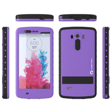 Load image into Gallery viewer, LG G3 Waterproof Case, Ghostek Atomic PURPLE W/ Attached Screen Protector  Slim Fitted  LG G3 (Color in image: pink)
