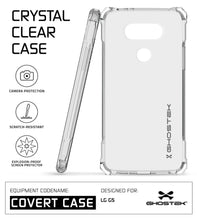 Load image into Gallery viewer, LG G5 Case, Ghostek® Clear Covert Premium Slim Hybrid Protective Cover | Lifetime Warranty Exchange (Color in image: Red)
