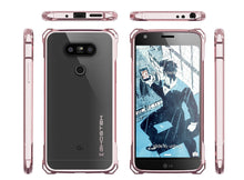 Load image into Gallery viewer, LG G5 Case, Ghostek® Clear Pink Premium Slim Hybrid Protective Cover | Lifetime Warranty Exchange (Color in image: Space Grey)
