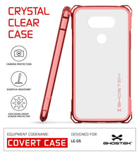Load image into Gallery viewer, LG G5 Case, Ghostek® Red Covert Premium Slim Hybrid Protective Cover | Lifetime Warranty Exchange (Color in image: PInk)
