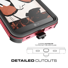 Load image into Gallery viewer, LG G6 WATERPROOF CASE | ATOMIC 3 SERIES | PINK (Color in image: Silver)
