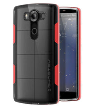 Load image into Gallery viewer, LG V10 Case, Ghostek® Cloak Red Slim Hybrid Impact Armor Cover | Lifetime Warranty Exchange (Color in image: red)
