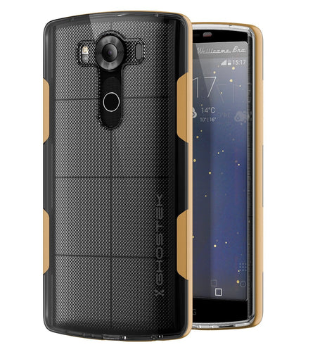 LG V10 Case, Ghostek® Cloak Gold Slim Hybrid Impact Armor Cover | Lifetime Warranty Exchange (Color in image: gold)
