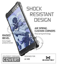 Charger l&#39;image dans la galerie, LG v20 Case, Ghostek® Covert Space Grey, Premium Impact Armor | Lifetime Warranty Exchange (Color in image: gold)
