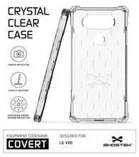 Charger l&#39;image dans la galerie, LG v20 Case, Ghostek® Covert Clear, Premium Impact Protective Armor | Lifetime Warranty Exchange (Color in image: space grey)
