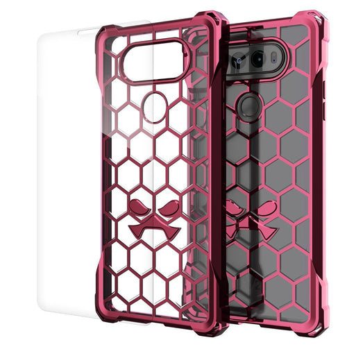 LG v20 Case, Ghostek® Covert Rose Pink, Premium Impact Protective Armor | Warranty (Color in image: rose pink)