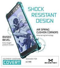 Charger l&#39;image dans la galerie, LG v20 Case, Ghostek® Covert Teal, Premium Impact Protective Armor | Lifetime Warranty Exchange (Color in image: space grey)
