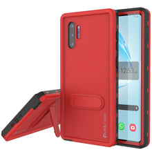 Charger l&#39;image dans la galerie, PunkCase Galaxy Note 10+ Plus Waterproof Case, [KickStud Series] Armor Cover [Red] (Color in image: Red)
