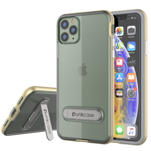 iPhone 11 Pro Max Case, PUNKcase [LUCID 3.0 Series] [Slim Fit] Armor Cover w/ Integrated Screen Protector [Gold] (Color in image: Gold)