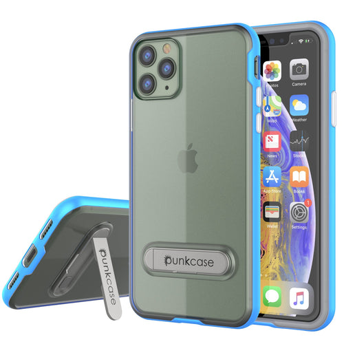 iPhone 11 Pro Max Case, PUNKcase [LUCID 3.0 Series] [Slim Fit] Armor Cover w/ Integrated Screen Protector [Blue] (Color in image: Blue)