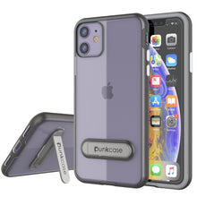 Load image into Gallery viewer, iPhone 12 Case, PUNKcase [LUCID 3.0 Series] [Slim Fit] Protective Cover w/ Integrated Screen Protector [Grey] (Color in image: Grey)
