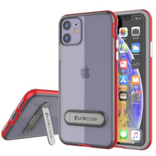 Load image into Gallery viewer, iPhone 12 Case, PUNKcase [LUCID 3.0 Series] [Slim Fit] Protective Cover w/ Integrated Screen Protector [Red] (Color in image: Red)
