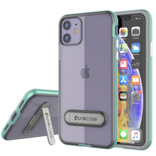 Load image into Gallery viewer, iPhone 12 Case, PUNKcase [LUCID 3.0 Series] [Slim Fit] Protective Cover w/ Integrated Screen Protector [Teal] (Color in image: Teal)
