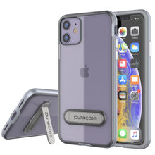 Load image into Gallery viewer, iPhone 12 Case, PUNKcase [LUCID 3.0 Series] [Slim Fit] Protective Cover w/ Integrated Screen Protector [Silver] (Color in image: Silver)
