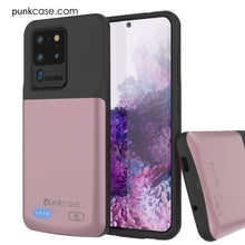 Charger l&#39;image dans la galerie, PunkJuice S20 Ultra Battery Case Rose - Fast Charging Power Juice Bank with 6000mAh (Color in image: Patterned Black)
