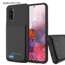 Charger l&#39;image dans la galerie, PunkJuice S20 Battery Case All Black - Fast Charging Power Juice Bank with 4800mAh (Color in image: Patterned Black)
