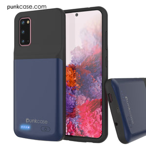 PunkJuice S20 Battery Case All Blue - Fast Charging Power Juice Bank with 4800mAh (Color in image: Rose-Gold)