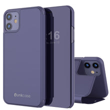 Load image into Gallery viewer, Punkcase iPhone 11 / XI Reflector Case Protective Flip Cover [Purple] (Color in image: Purple)
