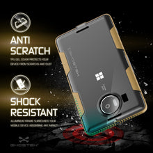 Load image into Gallery viewer, Microsoft 950 XL Case, Ghostek® Cloak Gold Slim Hybrid Impact Armor | Lifetime Warranty Exchange (Color in image: silver)

