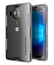 Load image into Gallery viewer, Microsoft Lumia 950 Case, Ghostek® Cloak  Silver Slim Hybrid Impact Armor | Lifetime Warranty Exchange (Color in image: silver)
